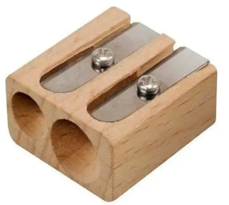 Wooden sharpener 2 holes-20590220