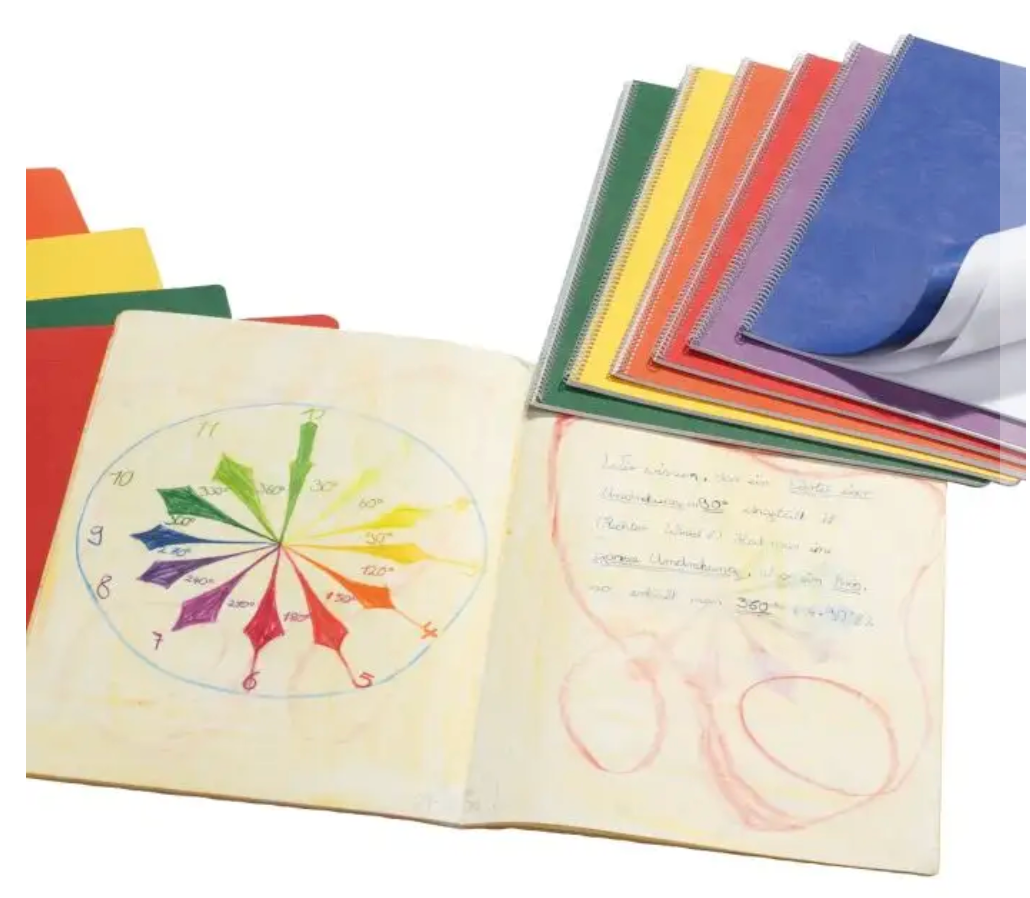 Spiral Main Lesson Books 12.6"x15" - portrait - with onion skin