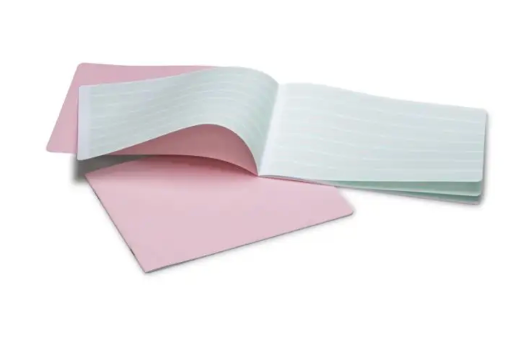 Staple Bd. Handwriting Practice Books - 9-6-9 lines - landscape - 1 book- Pink-15115004