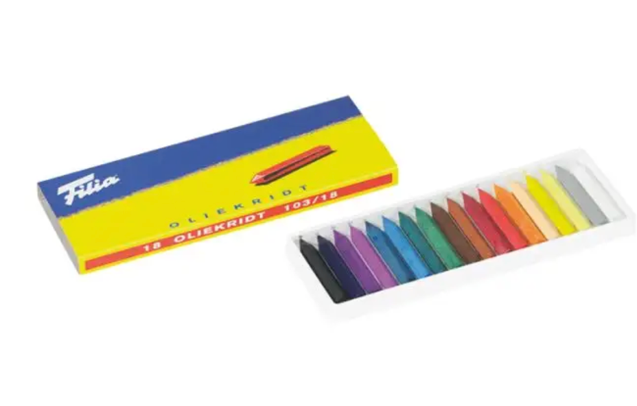 Filia Oil Crayons - 18 assorted colors Art. 20725318