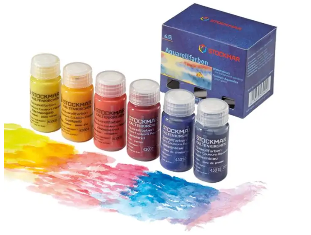 Stockmar Watercolour Paint Basic Assortment - 6 Colours