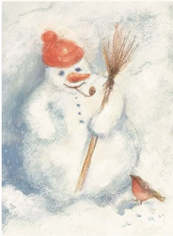 Snowman card 1 pc-95254317