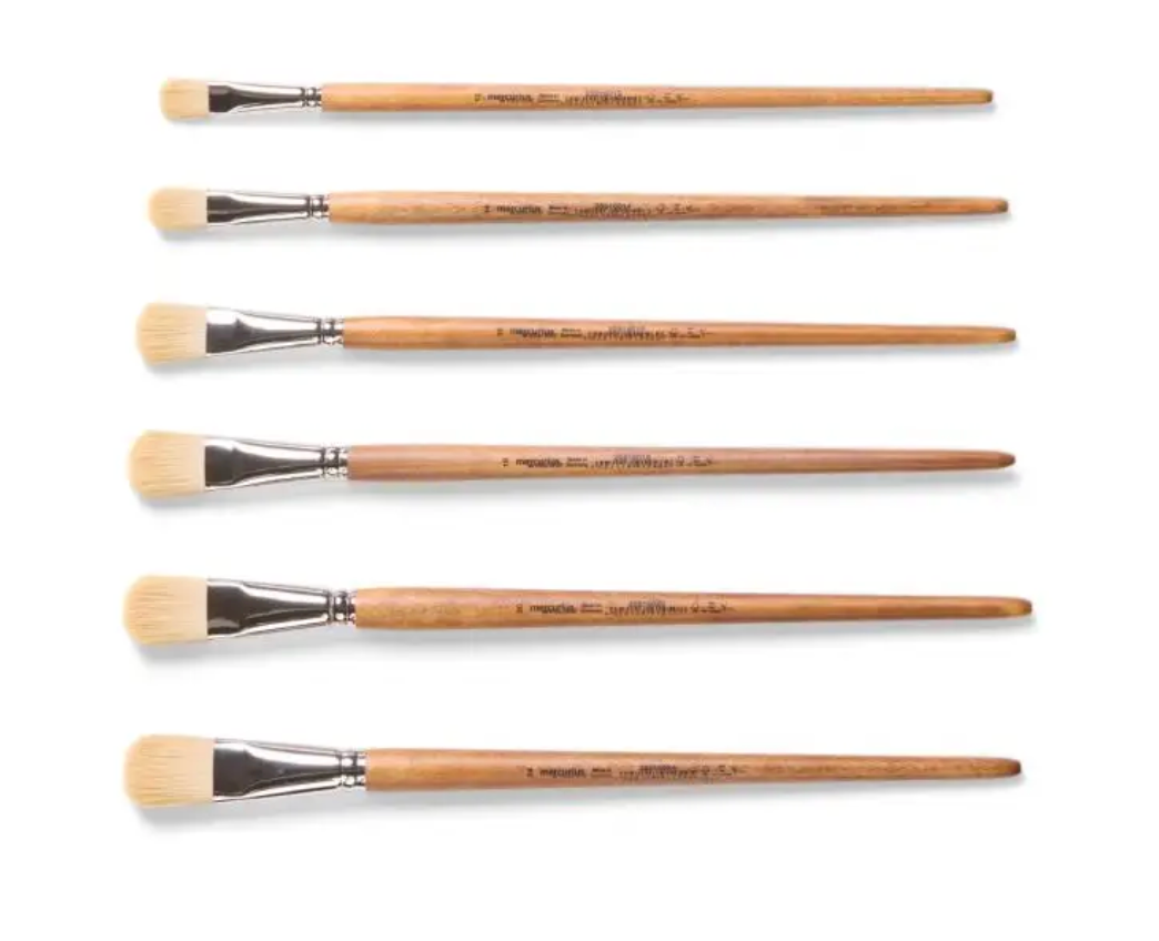 Paintbrush Synthetic Boar Bristle Round