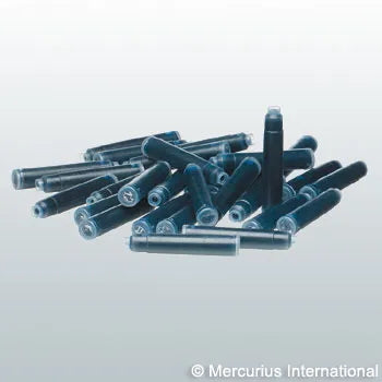 Greenfield Blue Fountain Pen Ink Cartridges - 4 pcs. per pack -2045070x