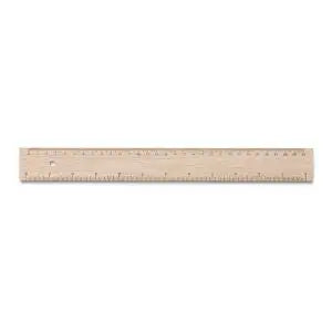 Wooden Ruler cm/inch from Sustainable Forests- 20592200