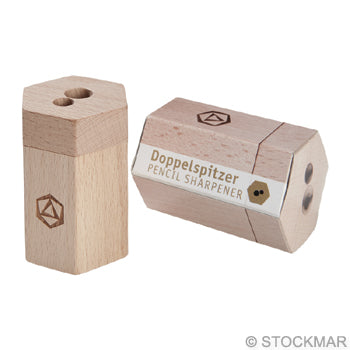 Stockmar Dual Pencil Sharpener FSC Lime Wood-85009000