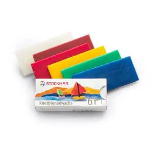 Stockmar Modelling Beeswax Box - 6 assorted colors