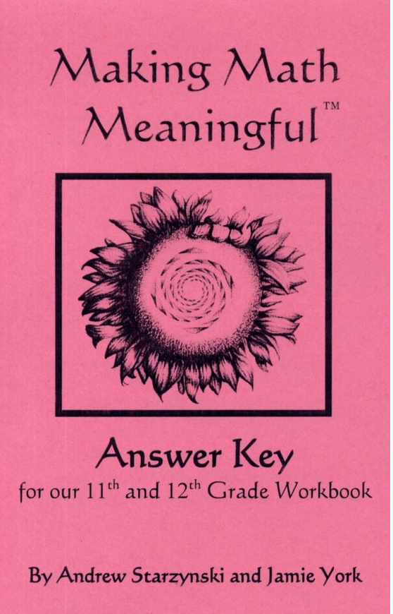 4 pc set Making Math meaningful 11 & 12th grade set by Jamie York
