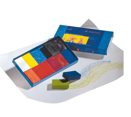 Stockmar Wax Block Crayons Box -12 assorted colors-85034200