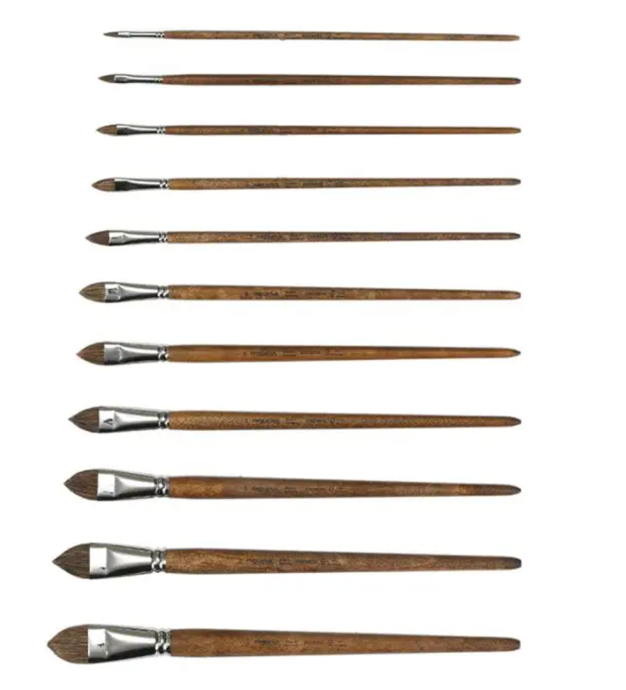 Paint Brush Cow Hair - Cat Tongue Tip