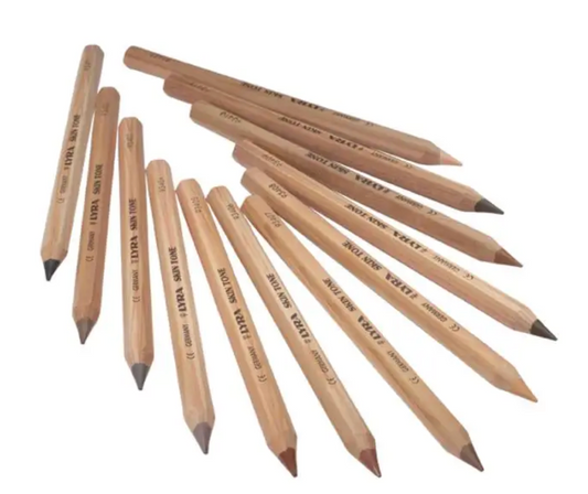 Lyra Skin Tone Color Giants Unlacquered - Cardboard Box - 12 assorted colors -. 20545100