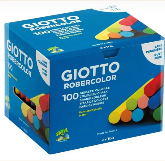 Giotto 10 colors anti-dust chalk 100 sticks