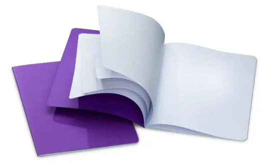 Composition Books 8.3"x11.7" - lined 6-3-6 mm page/blank - Purple Art. 15115011