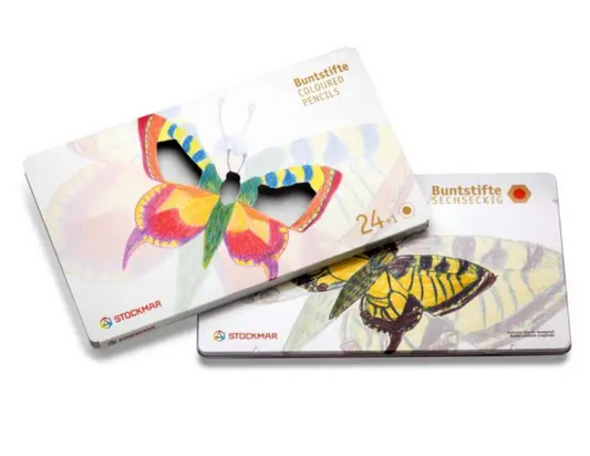 Stockmar Hexagonal Coloured Pencil Set - 24 assorted colors + graphite pencil-85094124