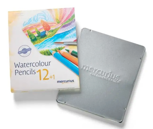 Art Makes Sense (AMS) Water Color Pencils - 12 assorted colors- 85092912