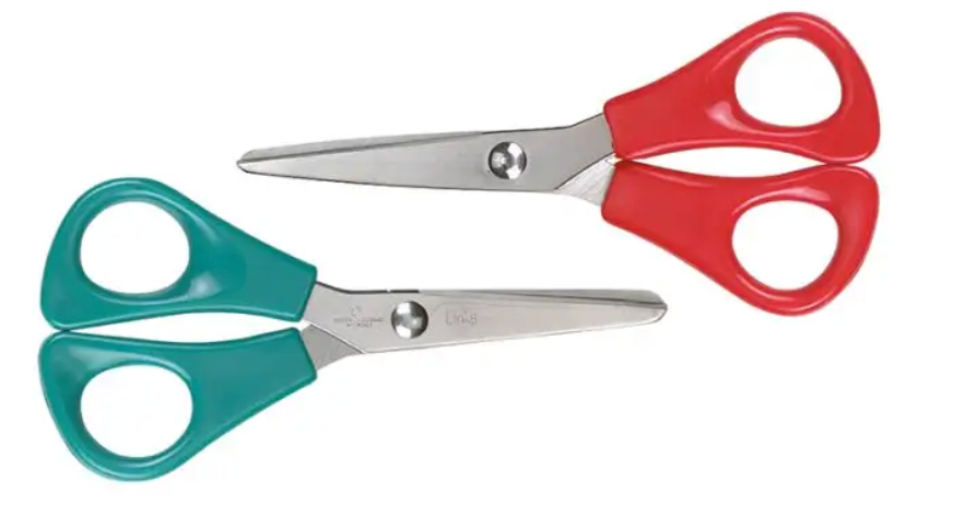 Children's scissors- plastic handle - 5" - blunt tip