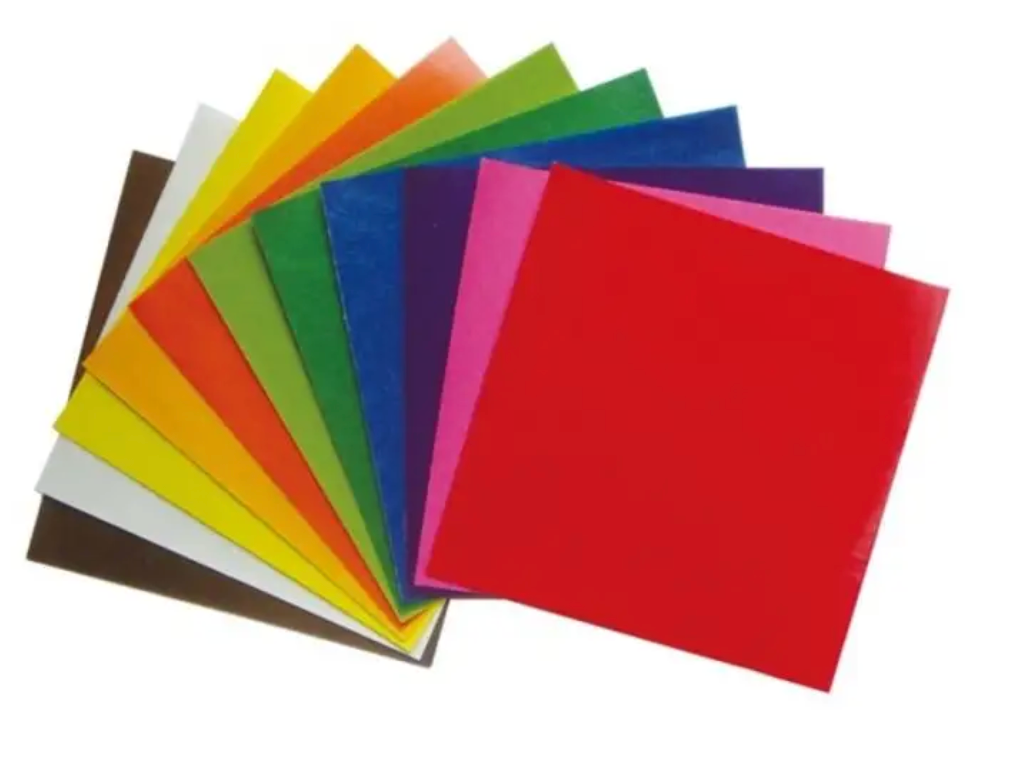 Kite Paper 8.7"x8.7" - 100 sheet block - 11 Standard Colors Art. 10135925