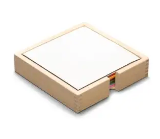 Japanese Silk Paper 6"x6" - 960 sheets - FSC in wooden tray - 20 assorted colors-0141811