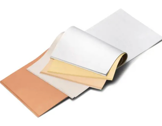 Japanese Silk Paper 6"x6" - 120 sheets - 5 Metallic Colors Art. 10142860