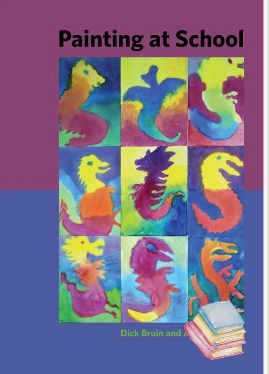 Painting at School Dick Bruin and Artie Lichthart