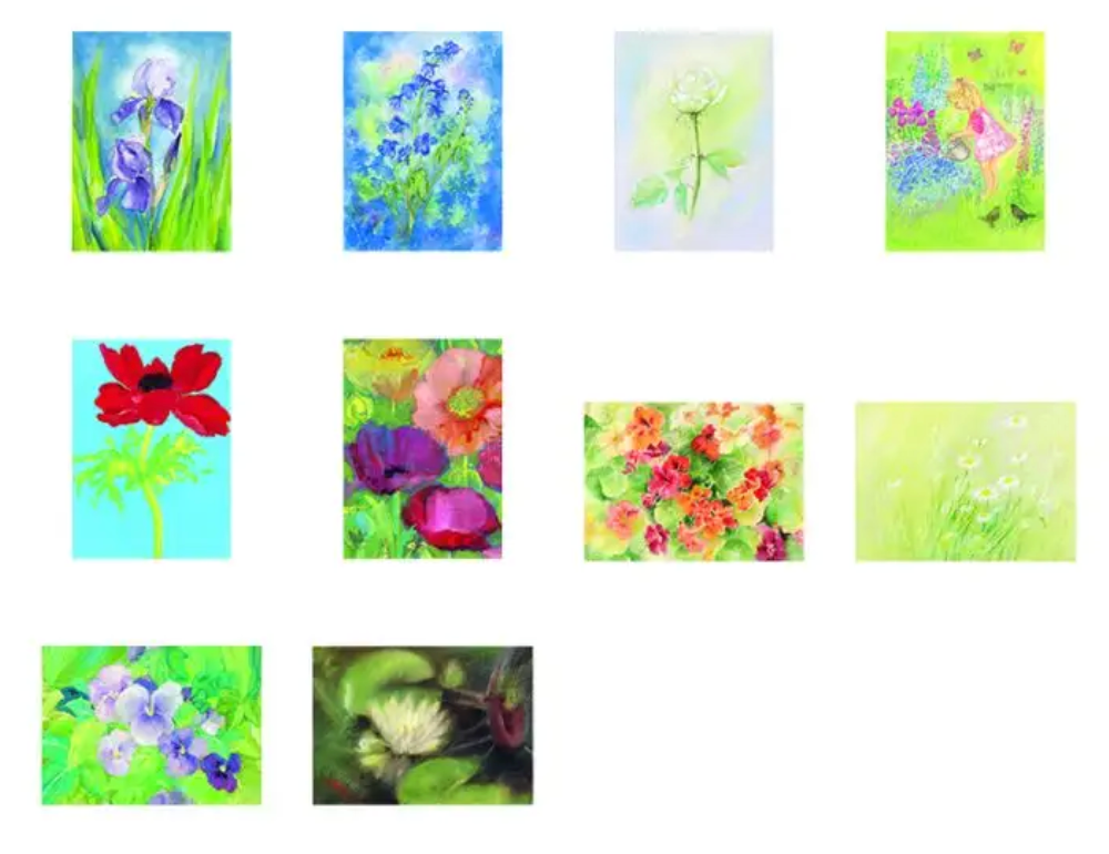 Flowers Assortment - 10 cards-95305040