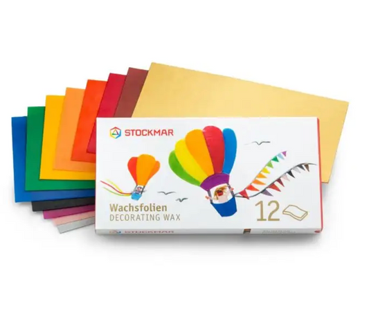 Stockmar Decorating Wax Large Box - 12 assorted colors Art. 85063200