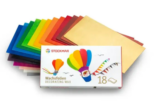 Stockmar Decorating Wax Large Box - 18 assorted colors Art. 85063300