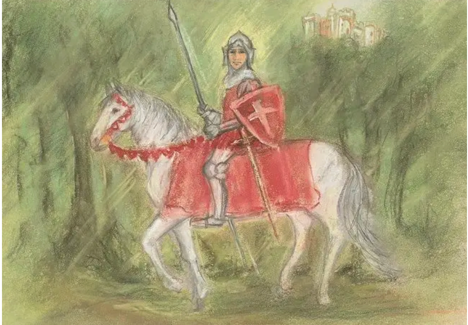 Knight Percival 1 postcard- 95254347