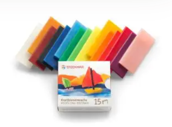 Stockmar Modelling Beeswax Box - 15 assorted colors
