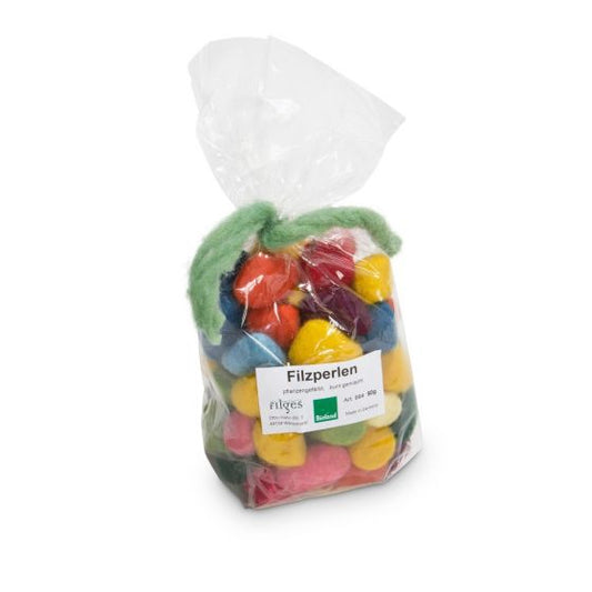 Filges Felt Beads - assorted colors Art. 35326994