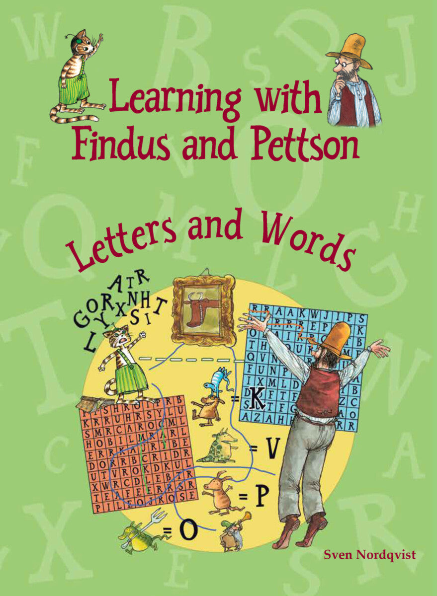 Learning with Findus and Pettson Letters and Words by Sven Nordqvist